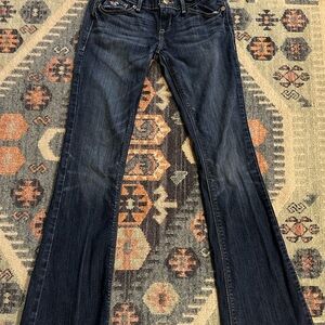 Hollister Dark Blue Bootcut Jeans